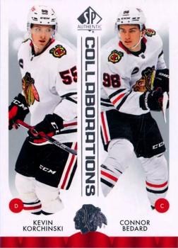 2023-24 SP Authentic - Collaborations #C-3 Kevin Korchinski / Connor Bedard
